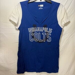 NFL Blue Team Apparel Shirt Indianapolis Colts Women’s Size Large